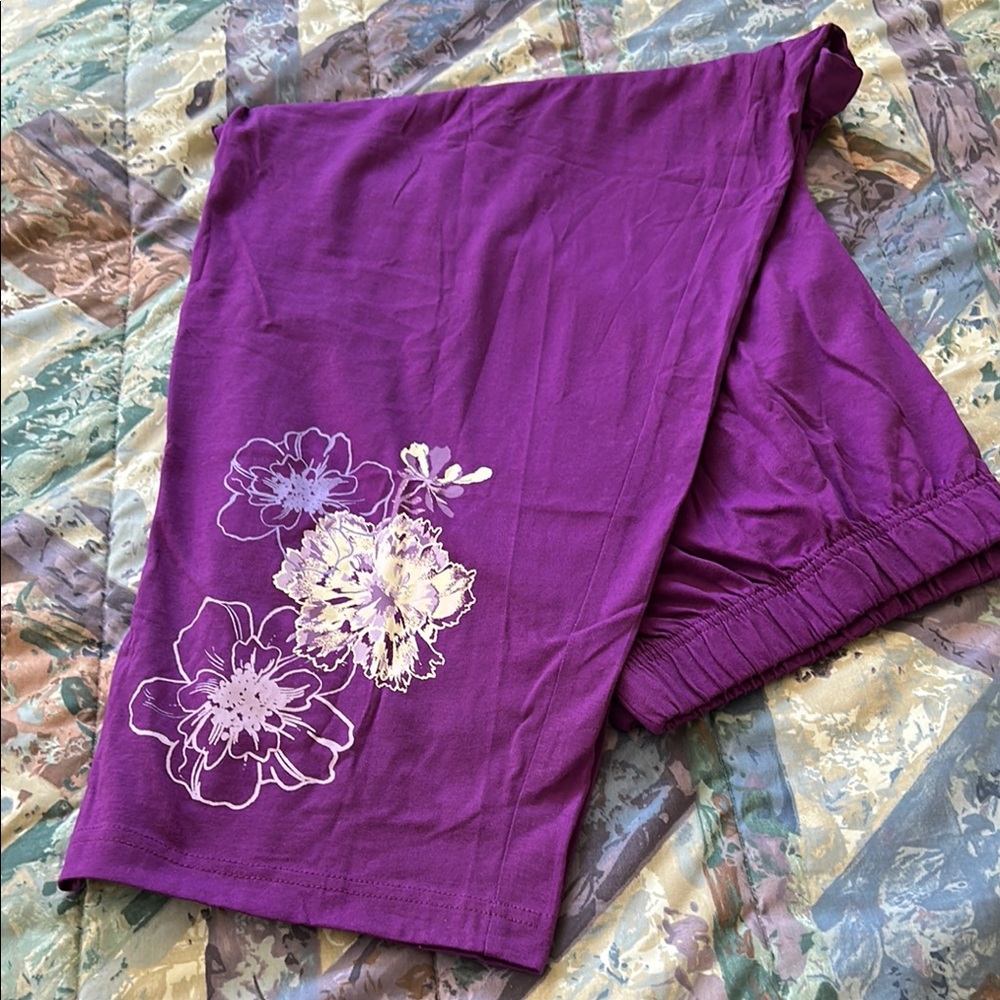 Woman Within NWOT size 1X plum pants